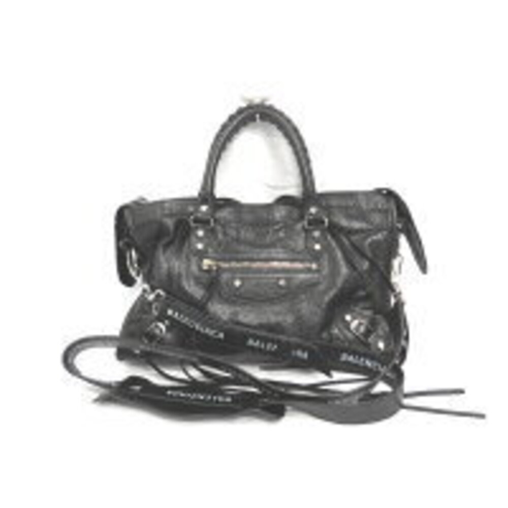 Balenciaga handbag City Leather Black - Picture 2 of 10